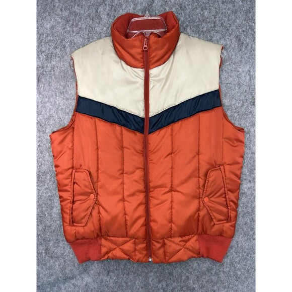 Vintage 80’s Vest EXSTO Puffer Men's Large Jacket Retro Stranger Things - Picture 1 of 9